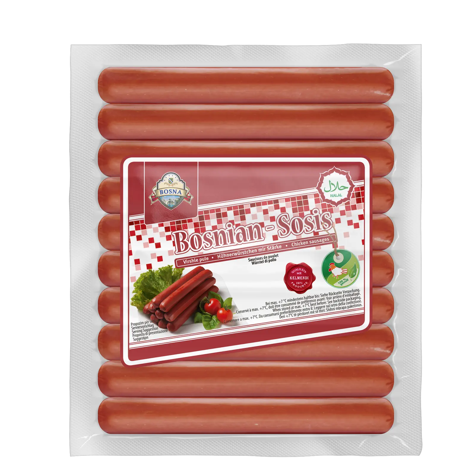 Bosna Halal, Virshlle pule skare, 500g